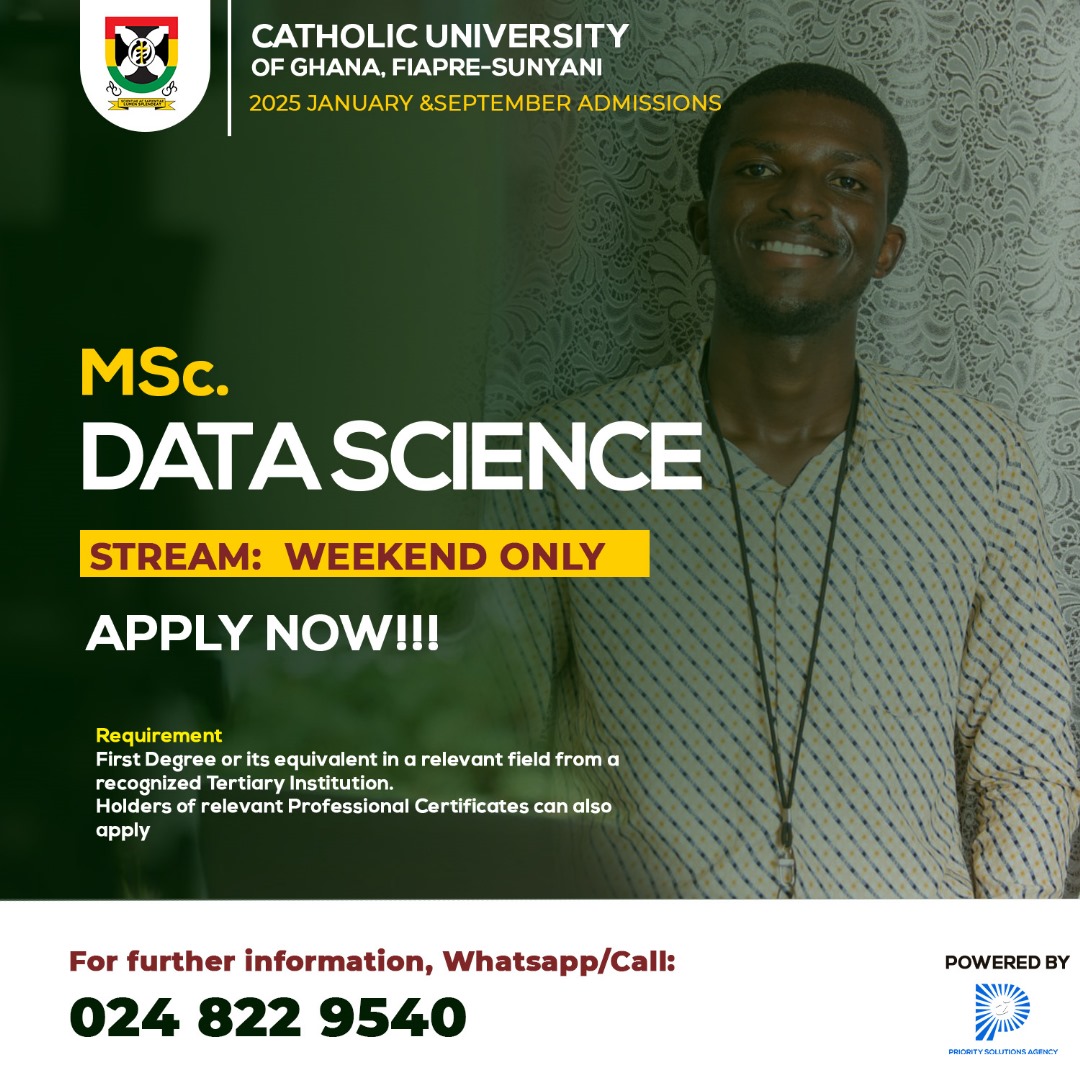 Weekend MSc in Data Science – 2025 Admissions Now Open!